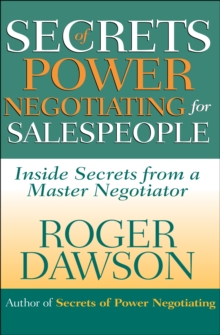 Image for Secrets of power negotiating for salespeople: inside secrets from a master negotiator
