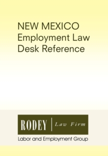Image for New Mexico Employment Law Desk Reference