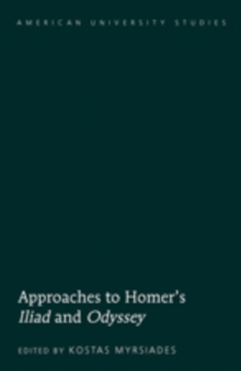 Image for Approaches to Homer's (S0(BIliad(S1(B and (S0(BOdyssey(S1(B
