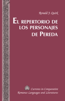Image for El repertorio de los personajes de Pereda