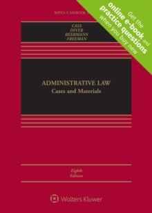 Image for Administrative Law: Cases and Materials
