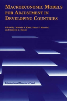 Image for Macroeconomic models for adjustment in developing countries