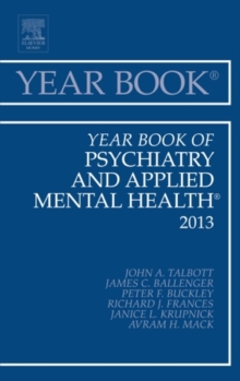 Image for Year Book of Psychiatry and Applied Mental Health 2013