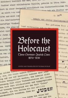 Image for Before the Holocaust