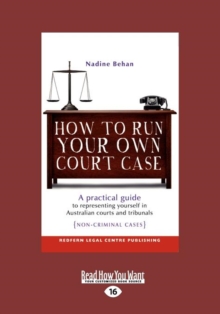 Image for How To Run Your Own Court Case