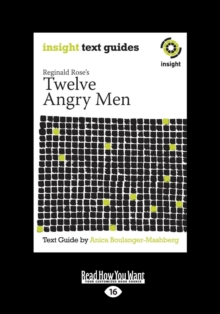 Image for Reginald Rose's Twelve Angry Men : Insight Text Guide