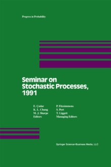 Image for Seminar On Stochastic Processes, 1991