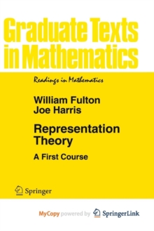 Image for Representation Theory