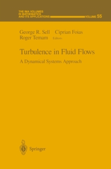 Image for Turbulence in Fluid Flows: A Dynamical Systems Approach