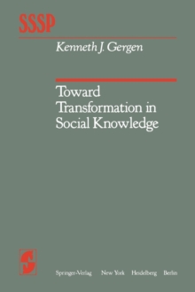 Image for Toward Transformation in Social Knowledge