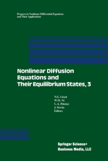Image for Nonlinear Diffusion Equations and Their Equilibrium States, 3