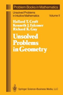 Image for Unsolved Problems in Geometry : Unsolved Problems in Intuitive Mathematics