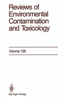 Image for Reviews of Environmental Contamination and Toxicology
