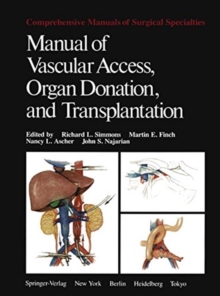 Image for Manual of Vascular Access, Organ Donation, and Transplantation