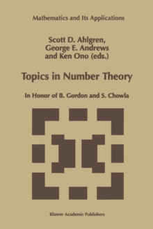 Image for Topics in Number Theory: In Honor of B. Gordon and S. Chowla