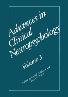 Image for Advances in Clinical Neuropsychology: Volume 3