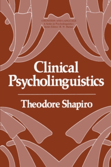 Image for Clinical Psycholinguistics