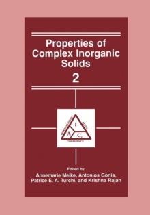 Image for Properties of Complex Inorganic Solids 2
