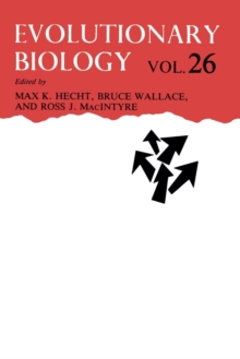 Image for Evolutionary Biology : Volume 26