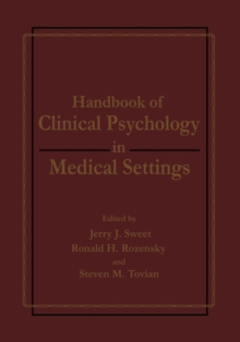 Image for Handbook of Clinical Psychology in Medical Settings