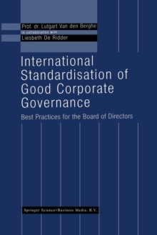 Image for International Standardisation of Good Corporate Governance