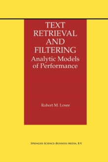 Image for Text Retrieval and Filtering : Analytic Models of Performance