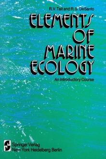 Image for Elements of Marine Ecology : An Introductory Course