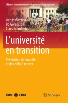 Image for L'universite en transition: L'evolution de son role et des defis a relever