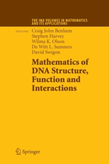 Image for Mathematics of DNA Structure, Function and Interactions