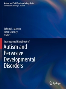 Image for International handbook of autism and pervasive developmental disorders
