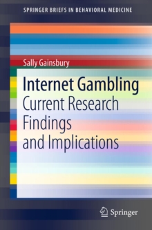 Image for Internet gambling: current research findings and implications