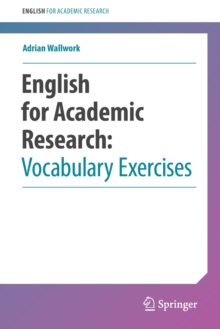 Image for English for Academic Research: Vocabulary Exercises