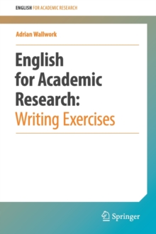 Image for English for Academic Research: Writing Exercises
