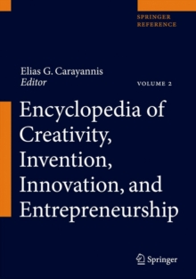 Image for Encyclopedia of creativity, invention, innovation and entrepreneurship