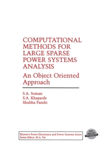 Image for Computational Methods for Large Sparse Power Systems Analysis: An Object Oriented Approach