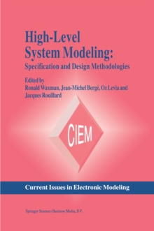Image for High-Level System Modeling: Specification Languages