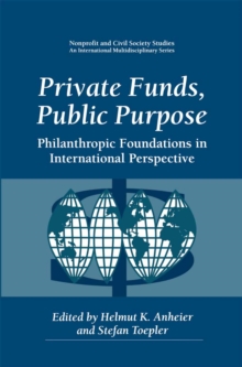Image for Private Funds, Public Purpose: Philanthropic Foundations in International Perspective