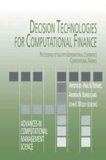 Image for Decision Technologies for Computational Finance: Proceedings of the fifth International Conference Computational Finance