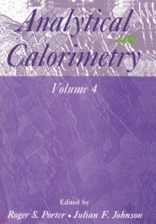 Image for Analytical Calorimetry: Volume 4