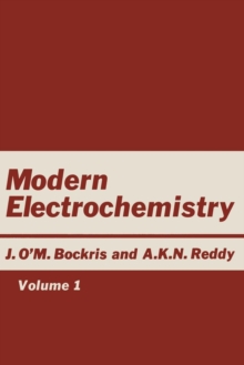 Image for Modern Electrochemistry : Volume 1: An Introduction to an Interdisciplinary Area