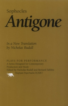 Image for Antigone: In a New Translation by Nicholas Rudall.