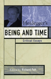 Image for Heidegger's Being and Time: Critical Essays