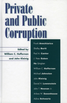 Image for Private and Public Corruption