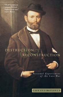 Image for Destruction and reconstruction: personal experiences of the late war