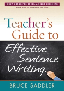 Image for Teacher's Guide to Effective Sentence Writing