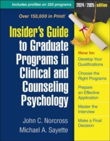 Image for Insider's Guide to Graduate Programs in Clinical and Counseling Psychology