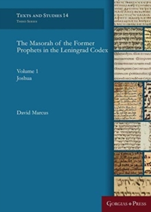 Masorah of the Former Prophets in the Leningrad Codex