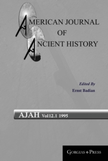 American Journal of Ancient History (Vol 12.1)