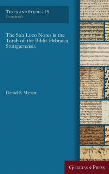 Sub Loco Notes in the Torah of the Biblia Hebraica Stuttgartensia