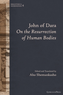 Image for John of Dara On The Resurrection of Human Bodies
